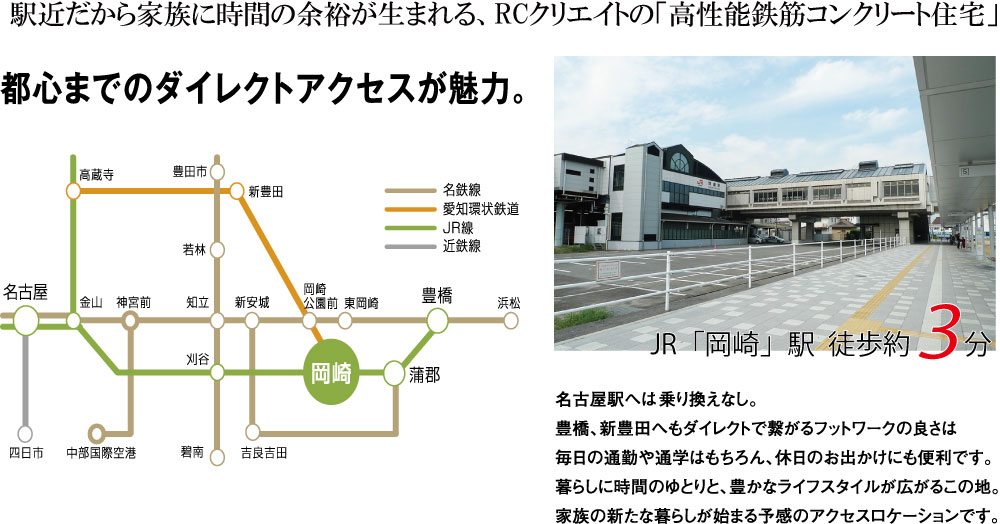 利便性 岡崎駅 JR 通勤 名古屋駅